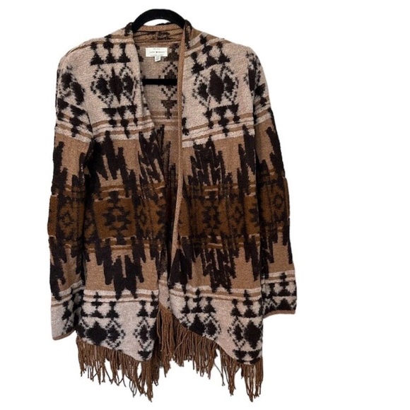 Lucky Brand Cardigan Southwestern Aztec size Large - Picture 5 of 5